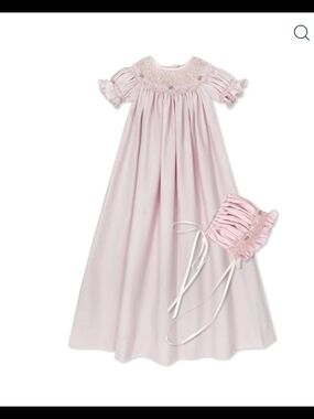 Lullaby Set Rosebud Daygown Set in Blessings Pink Size Nb